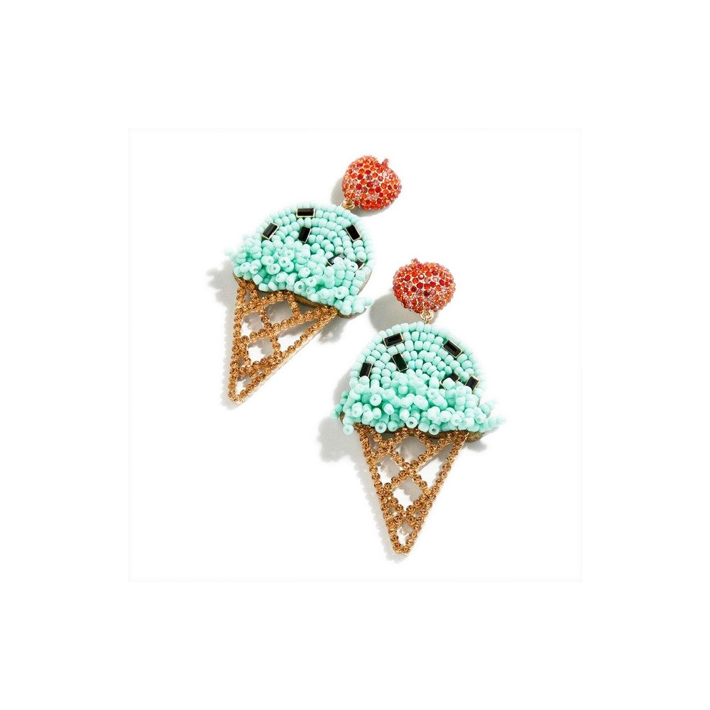 Pistachio Ice Cream Earrings