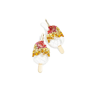 Sprinkle Ice Cream Earrings