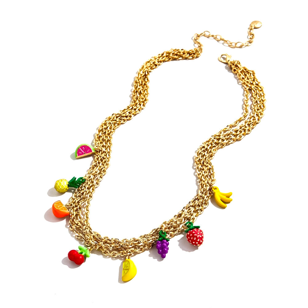 Tropical Fruit Necklace